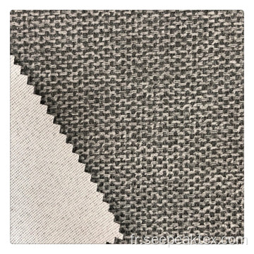 Tissus d&#39;ameublement imperméables en tissu de lin en polyester